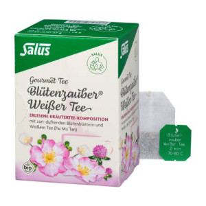 Produktbild von WEISSER TEE Bl&uuml;tenzauber Bio Salus Filterbeutel