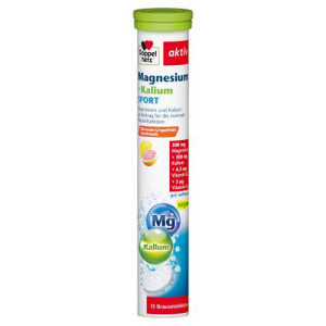 Produktbild von DOPPELHERZ Magnesium+Kalium Sport Brausetabletten
