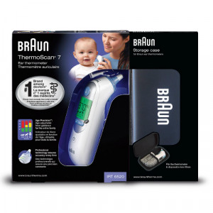 Produktbild von BRAUN THERMOSCAN 7 Kombi Ohrthermometer m.Etui