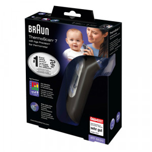 Produktbild von BRAUN THERMOSCAN 7 Ohrthermom.schwarze Edition