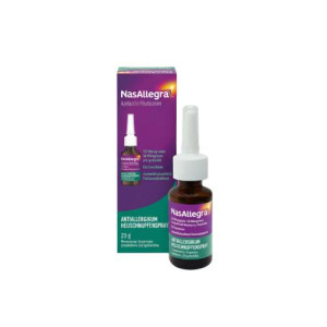 Produktbild von NASALLEGRA 137 &mu;g/50 &mu;g pro Spr&uuml;hsto&szlig; Nasenspray